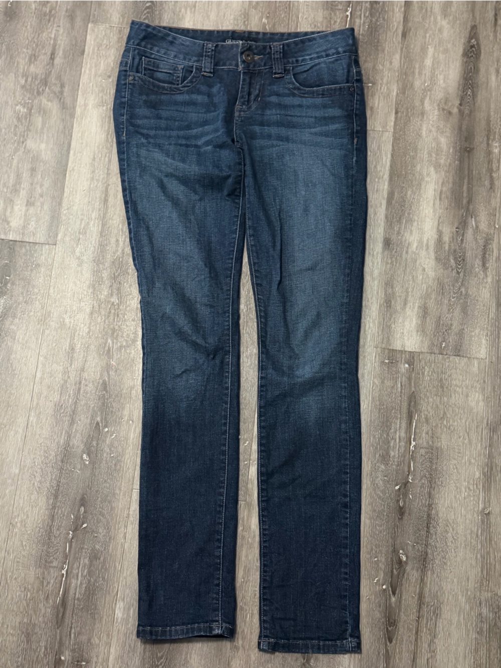 Dark Blue Women's Stretch Bootcut Jeans